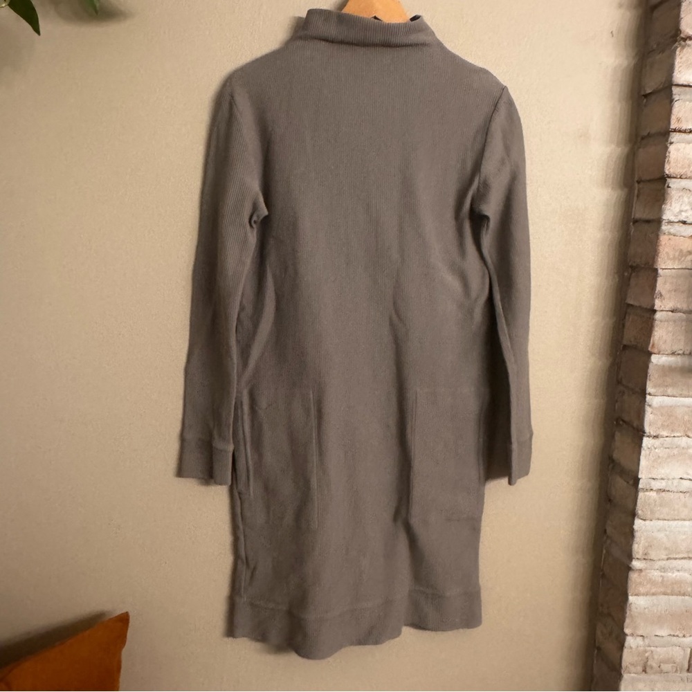 GARNET HILL Ribbed Mockneck Dress